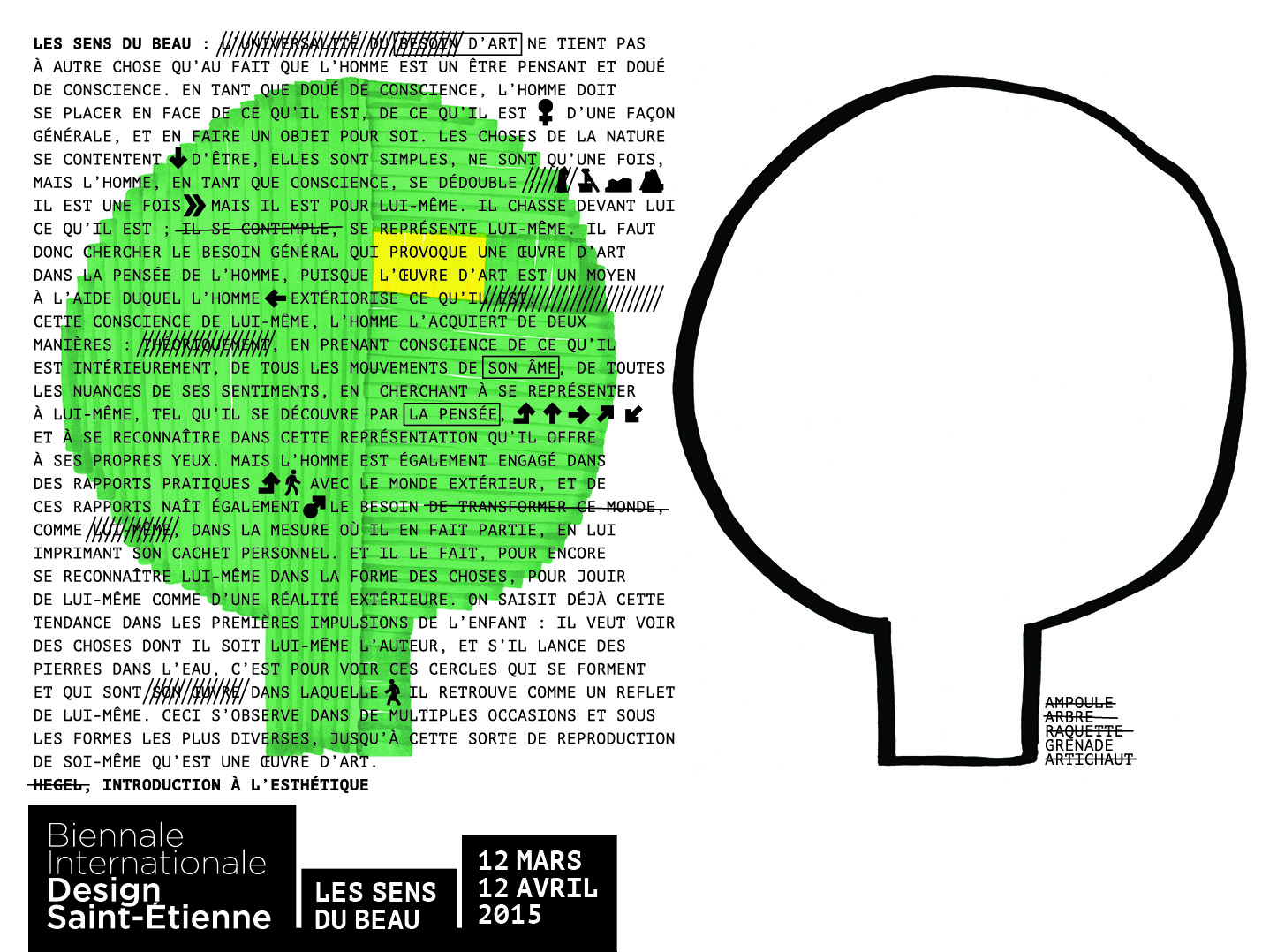 Biennale Internationnale du Design, Saint-Étienne 2015