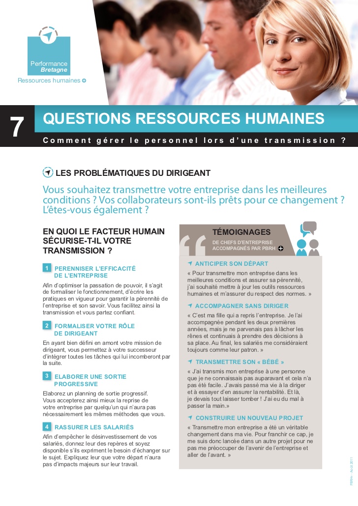 Gérer les ressources humaines de son entreprise en Bretagne