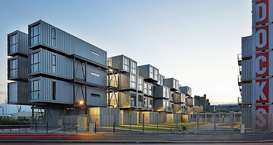 Le container est une construction modulaire