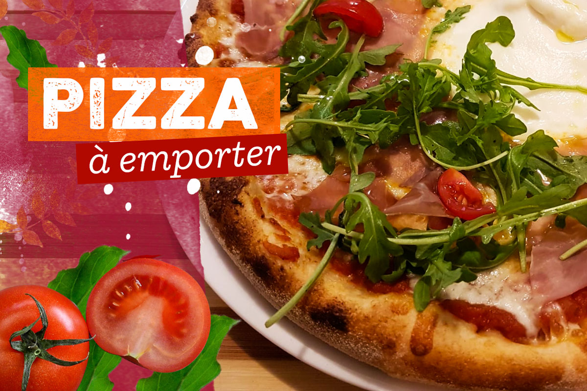 Un restaurant italien nous propose d’emporter ses pizzas
