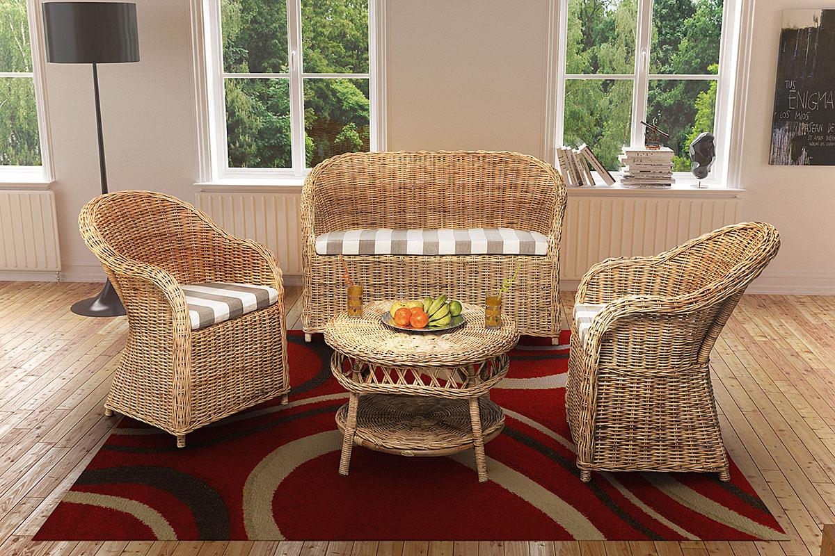 Un salon de jardin en rotin est design et facile à entretenir