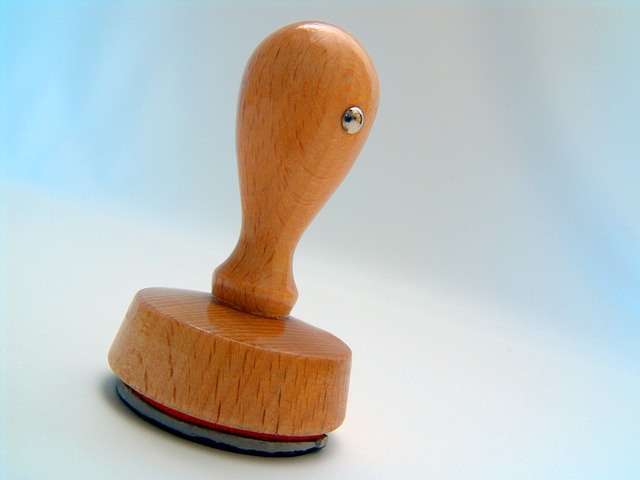 tampon rond personnalisé ?