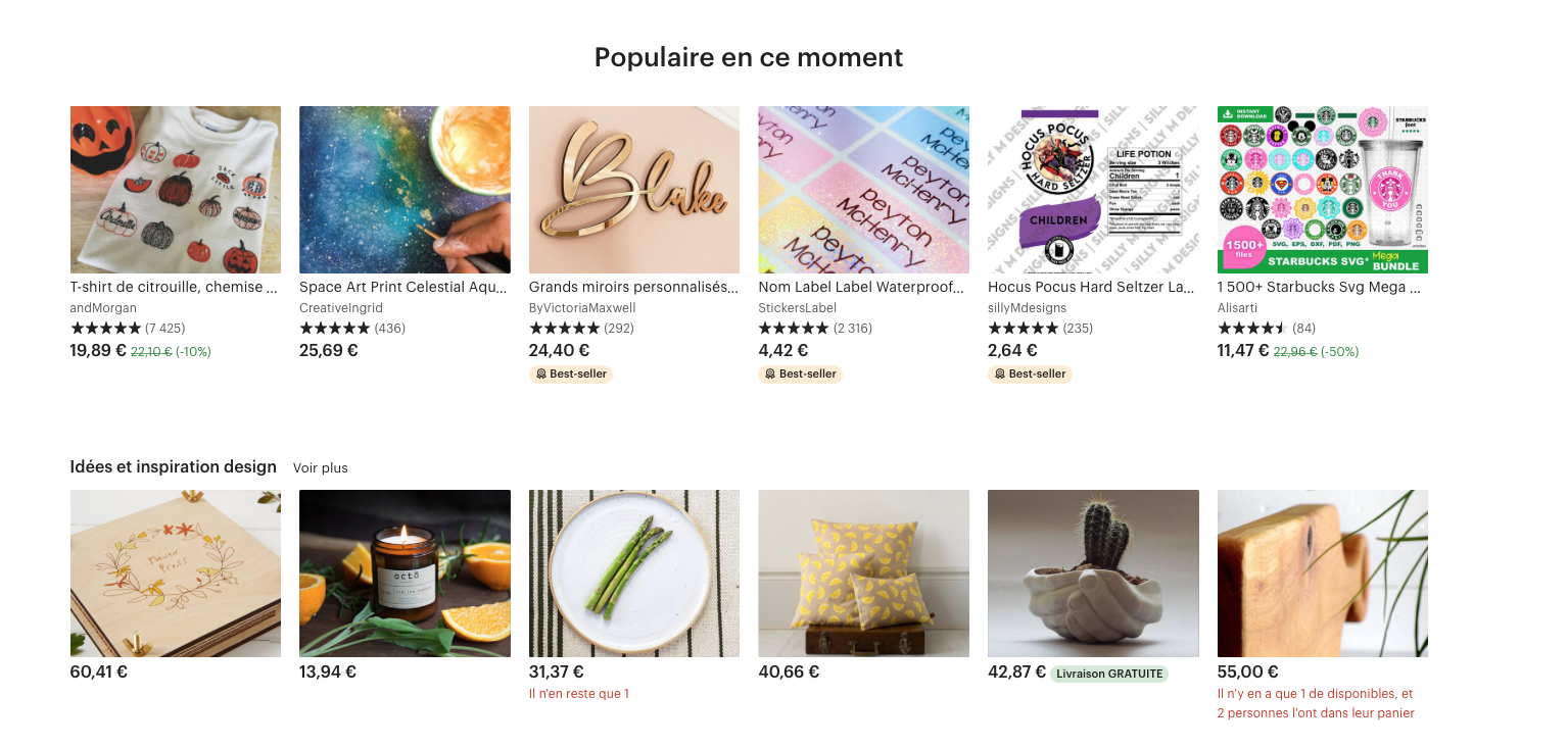 Que disent les avis du site Etsy ?