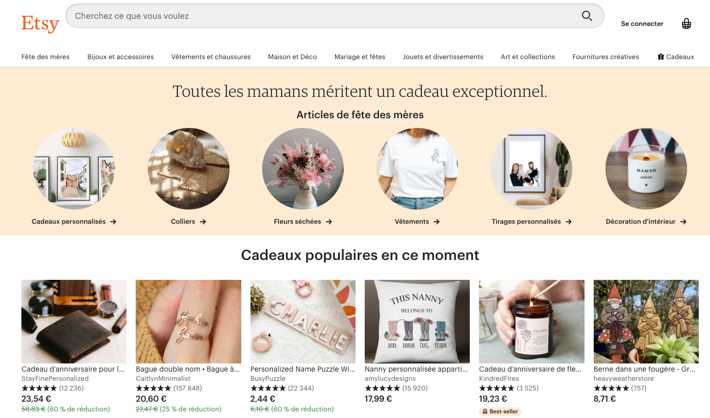 Quel est le concept d’Etsy boutique ?