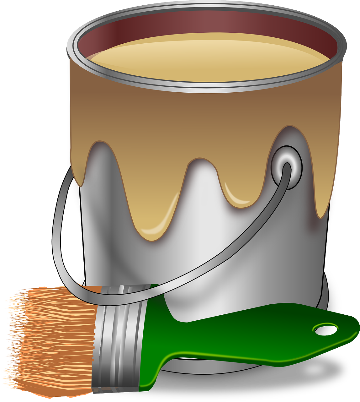 Bombe de peinture pour plastique