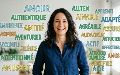 Toutes les qualités en A pour décrire une personne avec précision