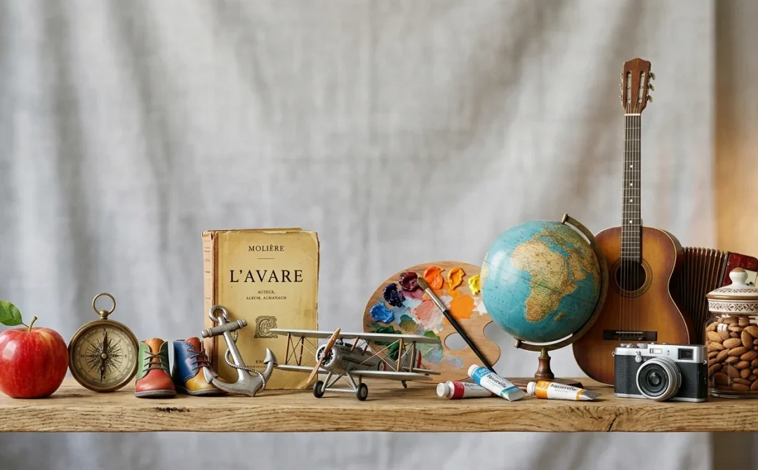 Plus de 30 objets en A pour enrichir votre vocabulaire