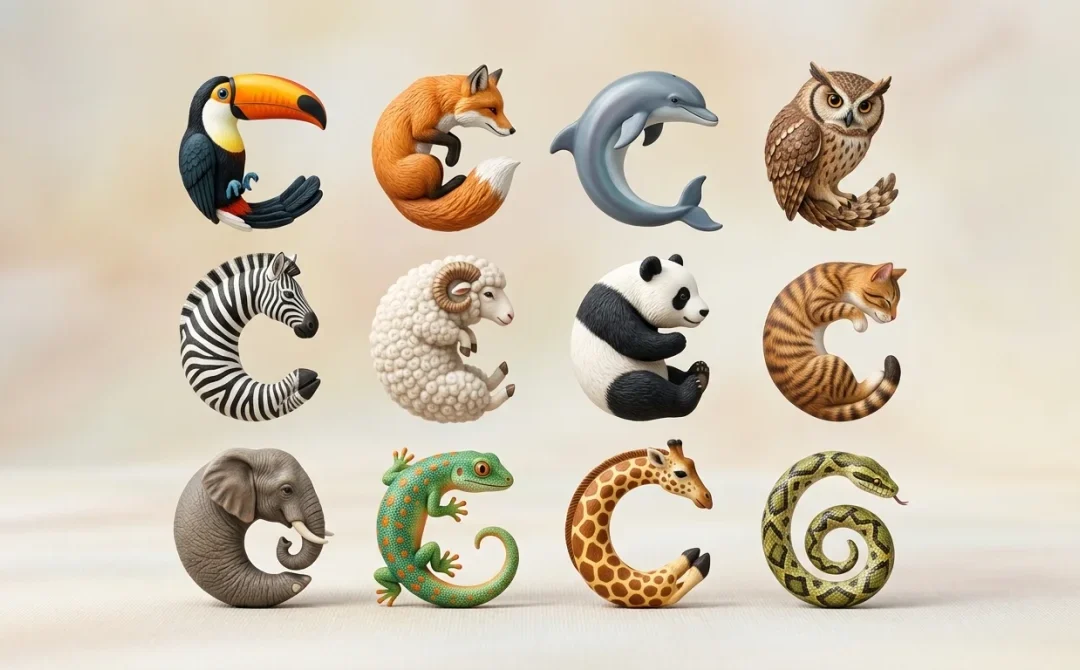 Liste complète des animaux en c