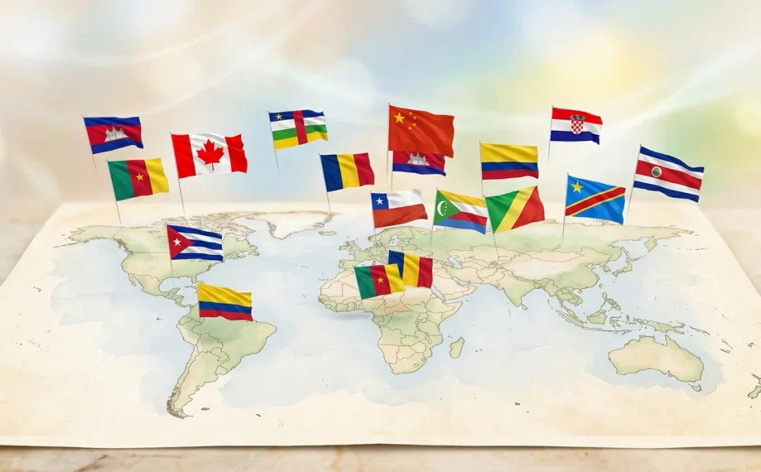 Liste complète des pays en c