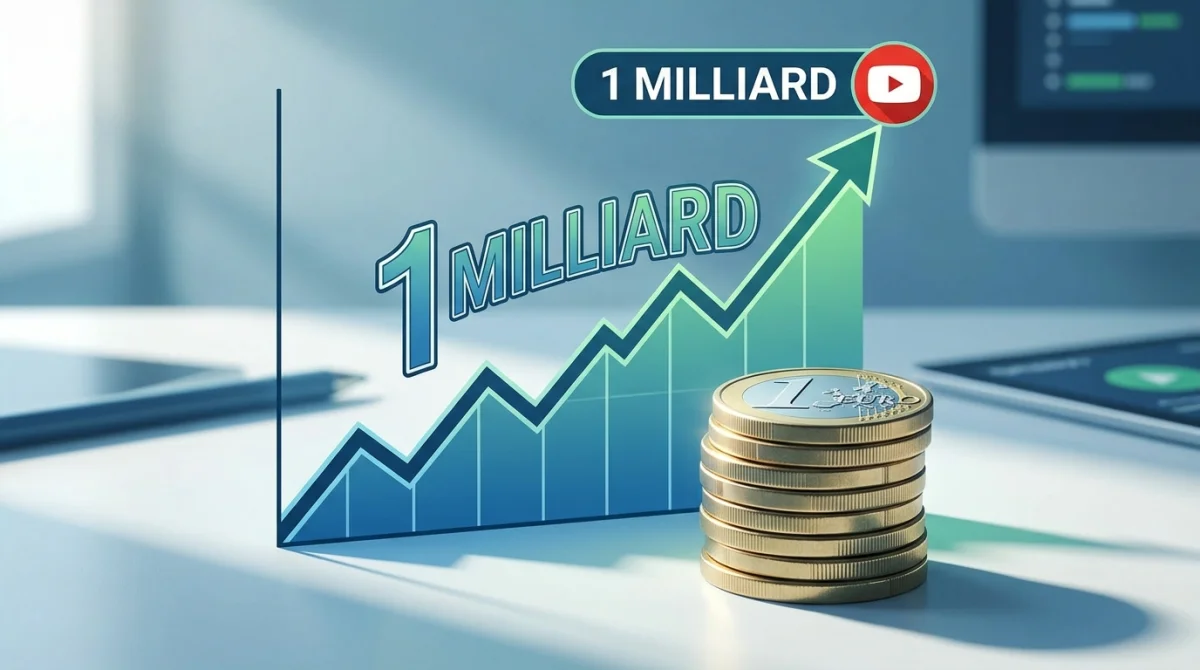 Combien rapporte 1 milliard de vues sur YouTube