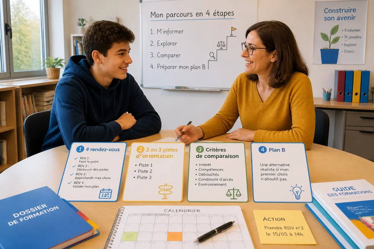 Réussir l’orientation scolaire au collège avec méthode